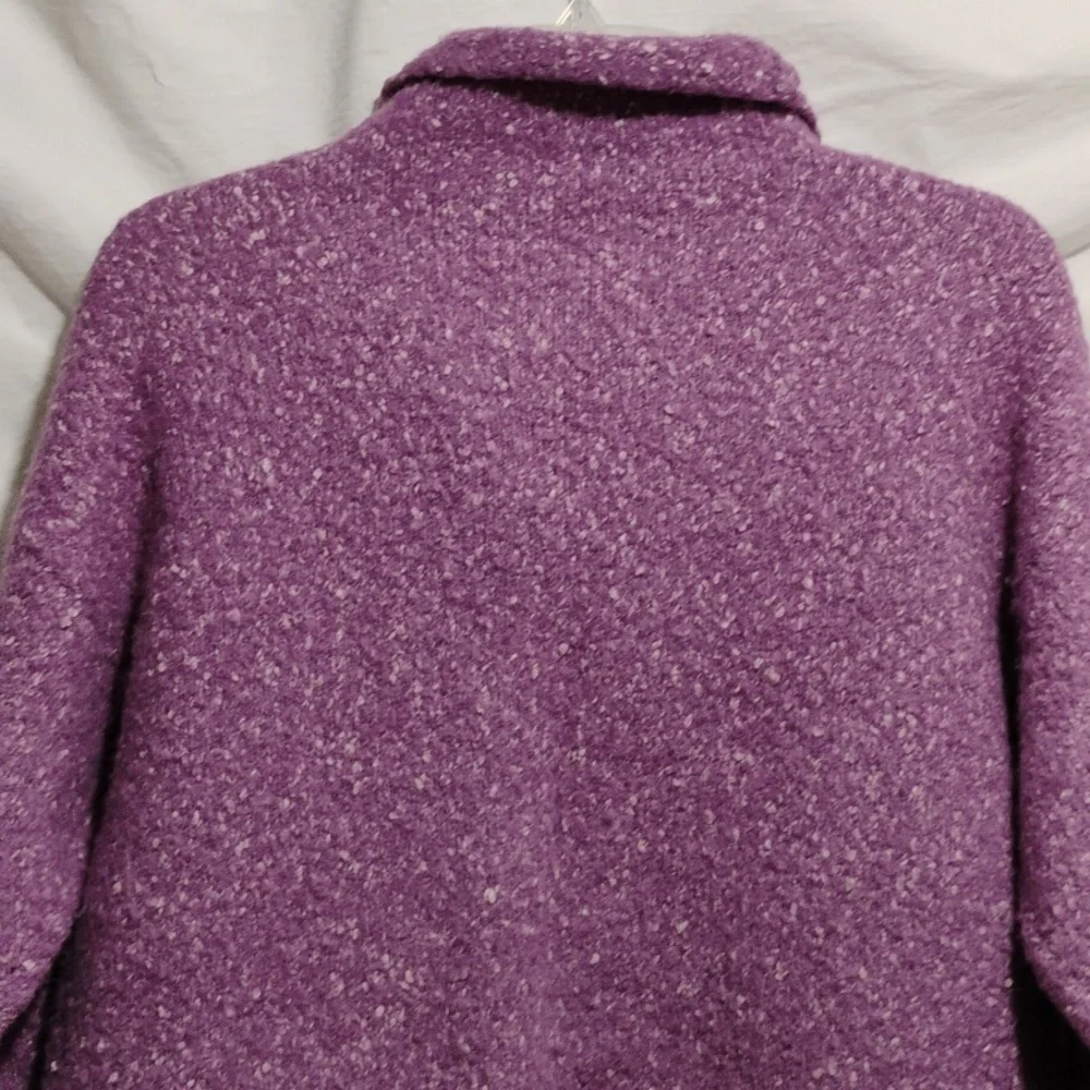 (C-31) SALE! Eileen Fisher Alpaca Silk Wool Blend Italian Yarn Sweater Like New - Picture 8 of 12